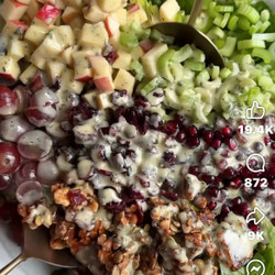 Modern Waldorf salad