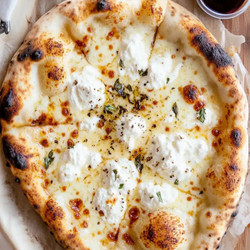 Irresistible White Sauce Pizza With Creamy Garlic Bliss