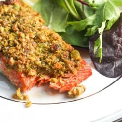 Pistachio-crusted Salmon - FITZ