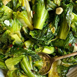 Garlicky Sautéed Escarole