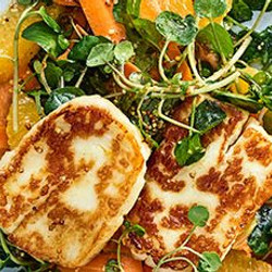 Halloumi, Carrot &amp; Orange Salad