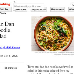 Dan Dan Noodle Salad