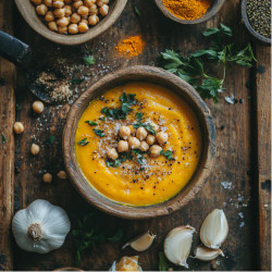 Butternut Squash &amp; Chickpea Soup