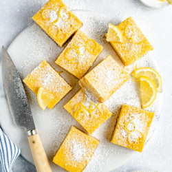 Healthy Lemon Bars