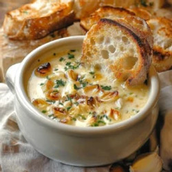 Country French Garlic Soup Recipe