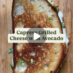 Caprese Grilled Cheese With Avo