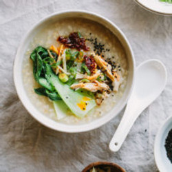 Ginger And Chicken Brown Rice Congee