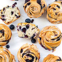Blueberry Cruffins