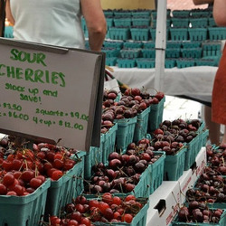 No-cook Sour Cherry Syrup