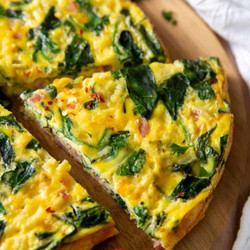 Ham And Spinach Frittata
