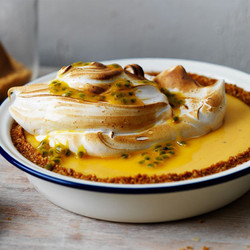 Passionfruit Pie With Anzac Biscuit Crust Recipe