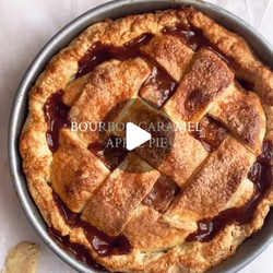 Bourbon Caramel Apple Pie