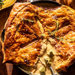Broccoli Cheddar Chicken Pot Pie