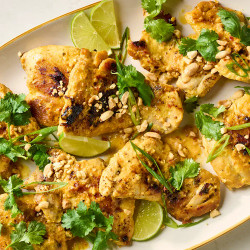 Coconut Lime Glazed Chicken Thighs