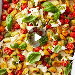 Caprese Sheet Pan Gnocchi