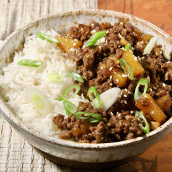 Teriyaki Ground Beef Skillet