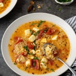 Greek Tomato Feta Soup
