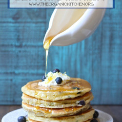 Lemon Blueberry Ricotta Pancakes