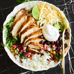 Air Fryer Chicken Burrito Bowl Recipe