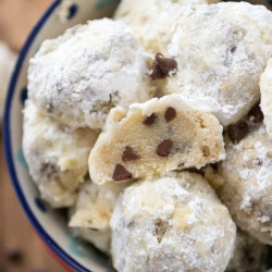 Chocolate Chip Snowball Cookies