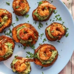Cajun Shrimp Sweet Potato Bites