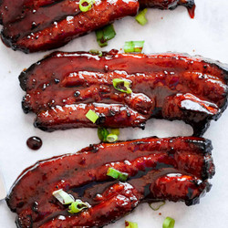 Sticky Chinese Bbq Pork Belly Ribs (char Siu)