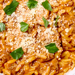 Creamy One-pot Beef Orzo
