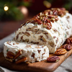 Pecan Cream Cheese Log