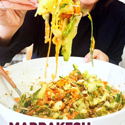 Marrakesh Cumin Carrot Ribbon Salad