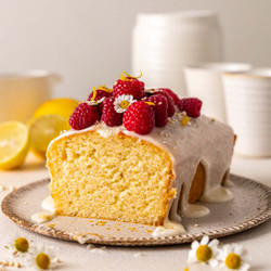 Easy Vegan Lemon Drizzle Cake