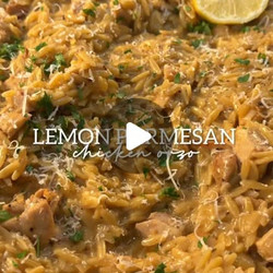 Creamy Lemon Parmesan Chicken Orzo
