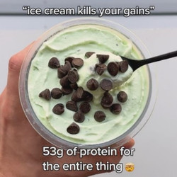 Jacked Mint Chocolate Chip Ice Cream