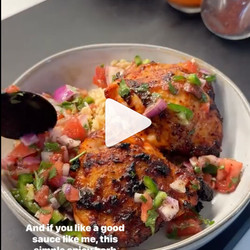 chicken and rice bowl