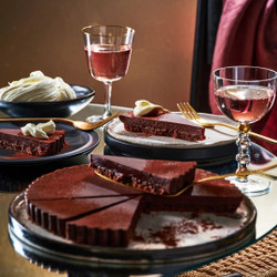 Bitter Chocolate Tart With Pedro Ximénez Dates