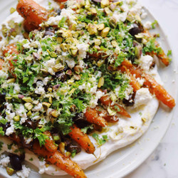 Baked Carrots With Pesto