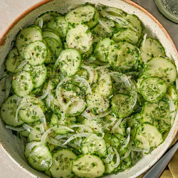 Easy Marinated Cucumbers Are Crisp &amp; Refreshing
