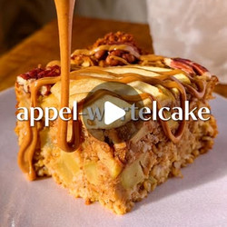Appel-wortelcake