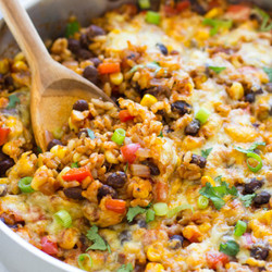 One Skillet Mexican Rice Casserole - Making Thyme For Health