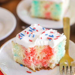 Fire Cracker Poke Cake Recipe
