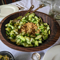 Ceci Piccoli And Cucumber Salad