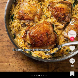 Creamy Lemon Chicken Orzo