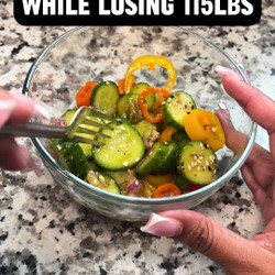 Cucumber And Pepper Snack