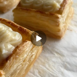 Easy Puff Custard &amp; Raspberry Danishes