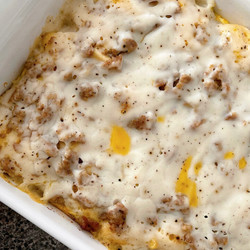 Biscuits And Gravy Casserole