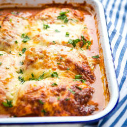 Keto Lasagna Stuffed Chicken