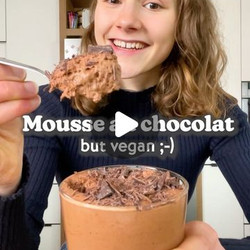 Vegan Mousse Au Chocolat