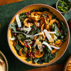 Hot Honey Harvest Salad With Roasted Squash