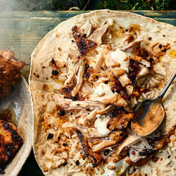Chicken Mole Burritos