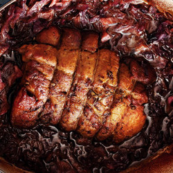 Pork &amp; Red Cabbage Braised In Spiced Wine