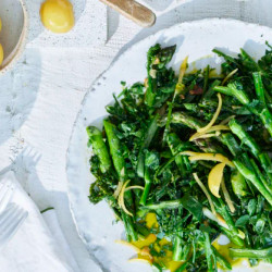 Adam Liaw’s Greens With Preserved Lemon
